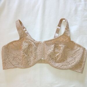 Sz.40DD Womens Wacoal Halo Lace Full Figure Bra